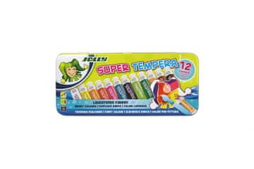 shumee AKCIJA Jolly tempera barve 12 kosov Kovinska škatla