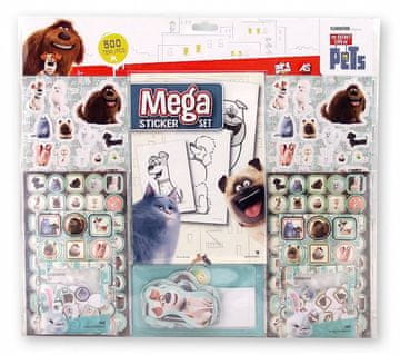 shumee Komplet velikih nalepk Skrivno življenje hišnih ljubljenčkov