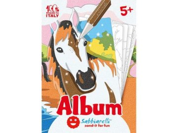 shumee Sabbiarelli - Album za slikanje s čarobnim peskom - Konji