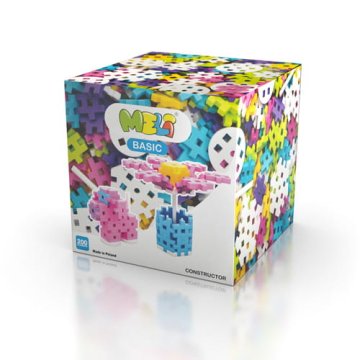 shumee Meli Basic Constructor Pink kocke 200 kosov.