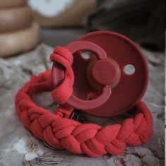 shumee Živjo mali - Držalo za dudo z jagodno pletenico