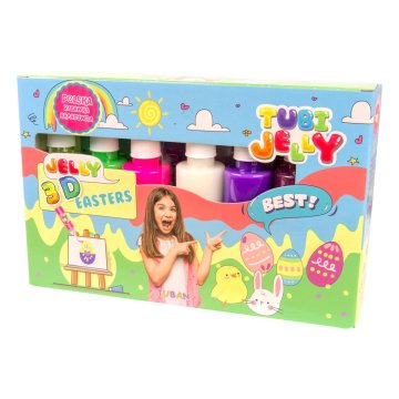 shumee TUBI JELLY SET Gel tekoči 6 BARV - VELIKA NOČ
