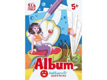 shumee Sabbiarelli - Album za slikanje s čarobnim peskom - Morske deklice