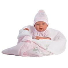 shumee Llorens - Španska novorojena punčka Nica z zavitkom 38 cm