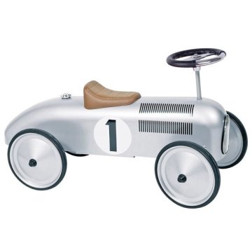 shumee Goki Retro Silver Racing Ride-On - PROMOCIJA