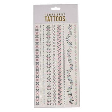 shumee Začasne tetovaže za otroke, Silver Leaf, REX LONDON