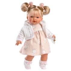 shumee Llorens Španska jokajoča punčka Roberta 33 cm obleka z zajčkom