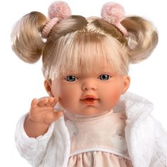 shumee Llorens Španska jokajoča punčka Roberta 33 cm obleka z zajčkom