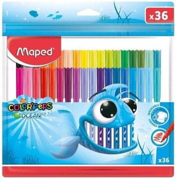 shumee Maped Colorpeps Ocean markerji 36 barv