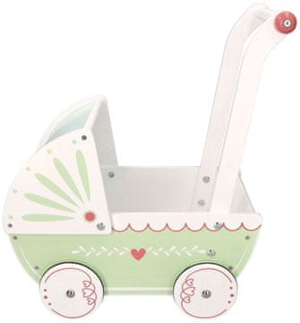 shumee Adam Toys Čudovit lesen voziček za punčke