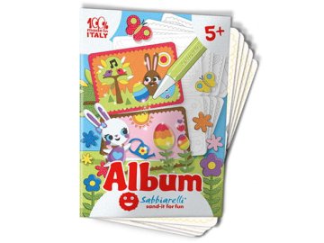 shumee Sabbiarelli - Album za slikanje s čarobnim peskom - Velikonočna voščilnica