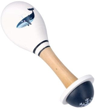 shumee Adam Toys Whale Maracas