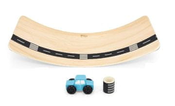 shumee Adam Toys Balančna deska z avtomobilčkom