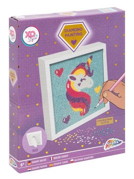 shumee Nalepka Grafix Diamond Unicorn - slika z okvirjem