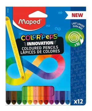 shumee Grafitni svinčniki Infinity 12 barv - MAPED