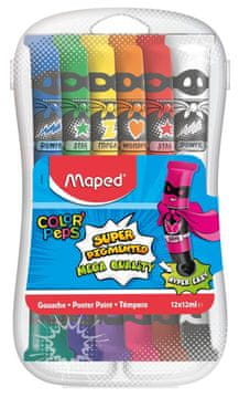 shumee Barve Maped Superpower v aluminijastih tubah 12 x 12 ml