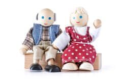 shumee Lesene punčke za hišo - Družina