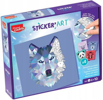 shumee Nalepka MAPED Sticking by Numbers Art