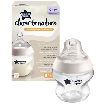 shumee Steklenička za hranjenje Tommee Tippee s počasnim pretokom 150 ml
