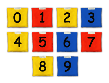 shumee Komplet 3 barv športnih torb Akson NUMBERS
