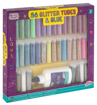 shumee Grafix 36 bleščečih tub (36x10g) + lepilo (120ml)