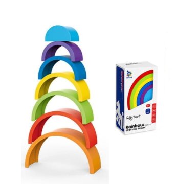 shumee Montessori sestavljanka - Mavrica - 7 kosov