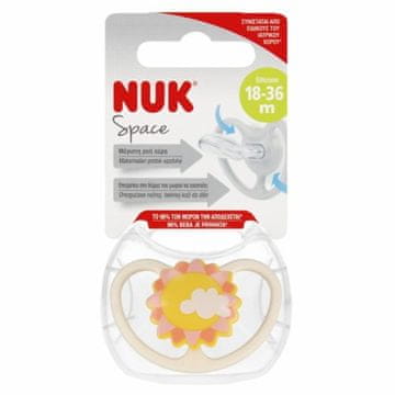 shumee NUK silikonska duda Space Sun 18-36M 1 kos