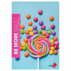 shumee ZVEZEK BE MORE A4/72K SWEET LINE 100 G. A'10 272