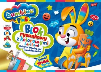 shumee RISALNI BLOK A3/16K BARVNI BAMBINO PLUS 120G A""10