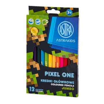 shumee JUMBO ASTRAKIDS 1318 BARVNI SVINČNIKI 12 BARV