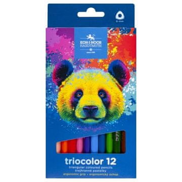 Koh-i-Noor TRI BARVE 3142 12 BARV 9 MM MEDVED 3019