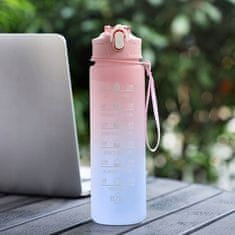 Euro-Trade STEKLENICA 750 ML MODRO ROZA STK 9186
