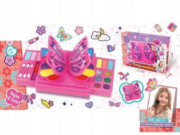 shumee Kozmetični set, škatla z metuljčki 33,8 x 5,8 x 24 cm