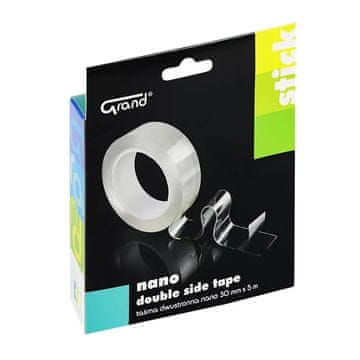 shumee Dvostranski nano lepilni trak 30 mm x 5 m x 1 mm GRAND
