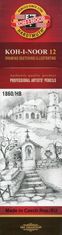 Koh-i-Noor KIN GRAFITNI SVINČNIK 1860-HB ZLATA ZVEZDA (12) 3404