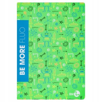 shumee ZVEZEK A4/72 STRANI Z ŽARJEM BE MORE FLUO 100G A'10 5505