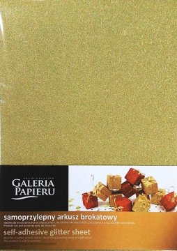 shumee SAMOLEPILJNI ZLATI BLEŠČIČAST LIST A4 (10) 150G/M2