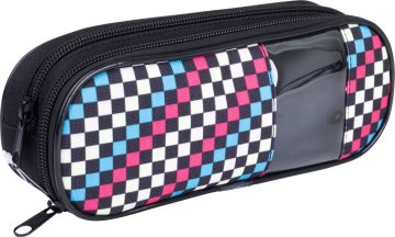 shumee Peresnica z dvema zadrgama in okencem, pokrov