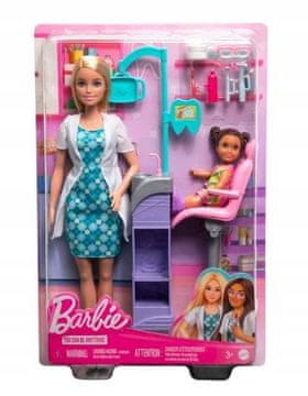 shumee Barbie Zobozdravnica + 2 blondinki HKT69