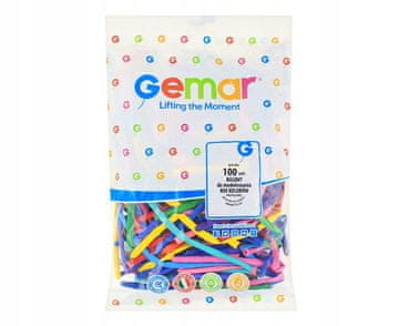 shumee MODELIRNI BALONI ITALIJANSKE TUBE VEČBARVNE 100 KOSOV ROJSTNODNEVNI