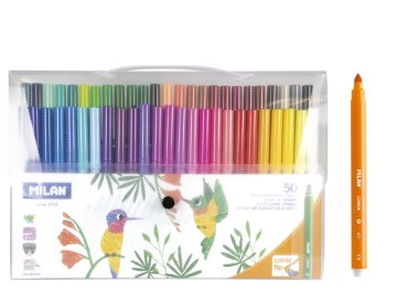 shumee 50-barvni flomastri s stožčasto konico v etuiju 0389