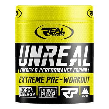 shumee Real Pharm Unreal 360g predvadbeni napitek s pumpico