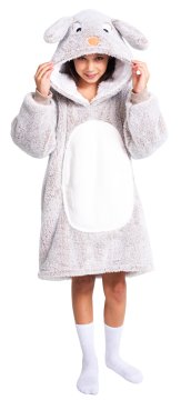 shumee Noxxiez CH321 Cozy Rabbit Otroška jakna z veliko kapuco