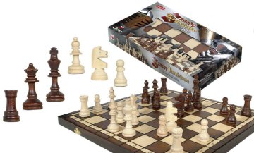 shumee MAGIERA velik lesen turnirski šahovski komplet