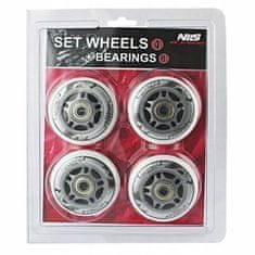 NILS 72 mm gumijasta kolesa za rolerje + ležaji ABEC-7