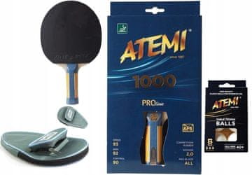 shumee Teniški lopar ATEMI 1000 CV + prevleka + žogice***