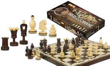 shumee Leseni intarzirani šahovski komplet MAGIERA