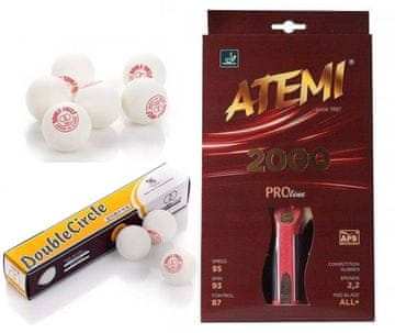 shumee ATEMI 2000 CV SET ŽOGIC ZA TENISKE LOPARJE