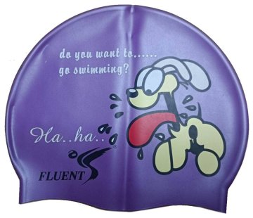 shumee Silikonska plavalna kapa JR za bazen Fluent