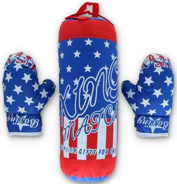 shumee Otroški boksarski komplet, boksarska vreča, rokavice GO51403